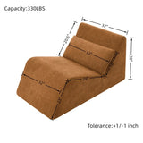 Bean Bag Chair, Lazy Floor Sofa Couch for Adults and Kids, Fireside Chair with Ergonomic Design, W1117P277846