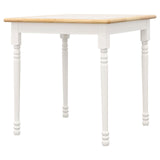 ZUN Natural and White Dining Table B062P145673