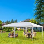 ZUN 3*6m Non-Cloth PE Cloth Plastic Sprayed Iron Pipe Outdoor Party Tent White 08645783