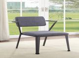 Cargo Gray Fabric & Gunmetal Finish Dining Chair B2726P339264