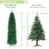 7.5ft Pointed PVC Pen Holder Christmas Tree 43679864