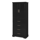 72.2'' Tall Freestanding Bathroom Cabinet with 3 Drawers , Adjustable N729P296769B