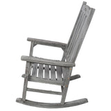 Wooden Oversized Porch Rocker Chair With Wide Seat and Tall Backrest,High Back Smooth Rocking Chairs 21024321