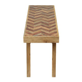 Mango Wood Bench,Natural N768P230679N