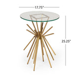 SPARKLE GLASS TABLE 66964.00
