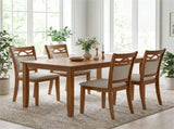 2PCS Ergonomic Padded Back Dining Chair, Rubber Wood Frame 330 LBS Capacity Kitchen Chair 31067046