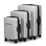 Luggage Expandable Suitcase PCABS 3 Piece Set with TSA Lock Spinner 67748170