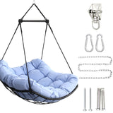 Hammock Chair Swing with Cushion - Outdoor Indoor Hanging Hammock Chair for Patio, Porch, Bedroom, W2500P231635