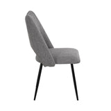 4-Chair Set Combination, Modern and Simple, With High Resilience Filling, Metal Legs, Adjustable W757P304077