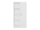 Flovilla Multistorage Cabinet with Shelves And Door for Storage, White B097P474299
