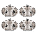 ZUN 4pcs Hubcaps Center Cap for 00-04 Ford F150 00-02 Expedition w/ 17x7.7 Steel Rim 85410493