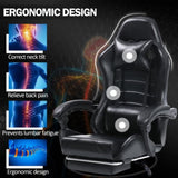 Game Chair, Adult Electronic Gaming Chair, Ergonomically Designed, PU Leather, Lounge Chair with 93012383