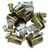 900 PCS Strong and Durable Rivet Nut Set - Stainless Steel, Aluminum, Zinc Steel in Boxed Kit for 39748742