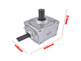 40 HP Right Angle Bevel Gearbox with 2 Keyed Shafts CW/CW 11 19455-SR-KW-KW-GR 61881872