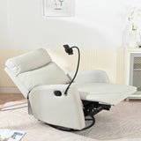 Rocking Chair,360&deg Swivel Nursery Rocking Chair,Glider Chair,Modern Small Rocking Swivel W1028P185203