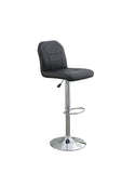 BAR STOOL in Black Faux Leather B089127394
