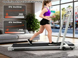 3 in 1 Under Desk Treadmill with Incline,Foldable Treadmills Home, Walking Pad with Handle Bar K1163P389561
