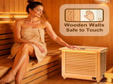 1500W Far-Infrared Sauna Heater with Plug, 110-120V Graphene Sauna Heating System with Touch & WiFi W6308P542000