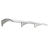 HT-200 x 100 Household Application Door Window Rain Cover Eaves Canopy Silver 52463595
