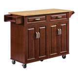 Mobile Kitchen Island Cart With 2 drawers 27295851