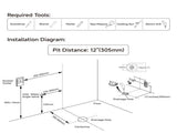 Intelligent Sitting Bathroom with Wireless Remote Control, Waterless Toilet, Automatic lid Opening 62479441