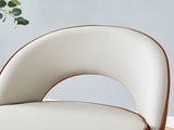360 &deg rotatable bar.Modern Brown and Light Gray Spliced Color PU comfortable upholstered bar W1151P268923
