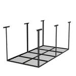 ZUN 4 ft. x 8 ft. Overhead Garage Storage Rack Heavy Duty Metal Garage Ceiling Storage Racks 94289078