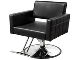 Black Salon Stylist Chair for Home Hydraulic with Heavy Duty Pump T6686P605606
