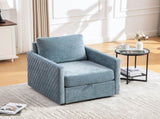 29.5''W Upholstered 360&deg Swivel Armchair with Hidden Storage, Comfy Diamond-Shape Tufted Armrests W3118P419159