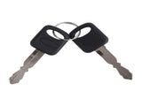 2 Keys Ignition & Door Lock Cylinder Set FIT For Bronco F150 F250 F350 1992-1996 66689624