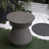 Decorative Garden Conner Table,18.1" H Modern Heavy Duty Patio Sturdy Faux Terrazzo Accent Table W2734P194115