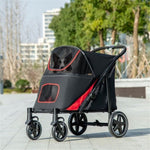 ZUN Dog Stroller /small animal cage/Pet cages （Prohibited by WalMart） 79122717