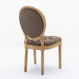 French Style Solid Wood Frame Antique Painting,Hand-pulled buckle decoration PU artificial leather W1143P166792