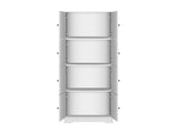 Tall Storage Cabinet with 8 Doors and 4 Shelves, Wall Storage Cabinet for Living Room, Kitchen, 99782676