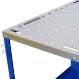 Welding Table 36"x18", 1200lbs Load Capacity Steel Welding Workbench Table on Wheels, Portable Work W465P176039
