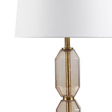 Faceted Brown Glass Table Lamp B035P264526