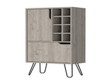 Thorndike 8-Bottle Rectangle Bar Cabinet Light Oak B06280431
