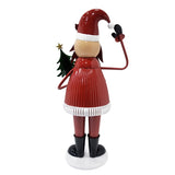 Cheerful Santa Claus Holding Tree and Waving N769P182312R