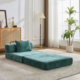 Compression Sofa,Convertible Floor Sofa Bed with Fixed-Shape Frame,Single Seater Boneless Modular 80305755