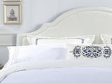 Catherine Upholstered King Headboard, Antique White Woven B2719P238659