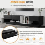 ZUN ON-TREND Sleek and Stylish TV Stand with Perfect Storage Solution, Two-tone Media Console for TVs Up WF311772AAB