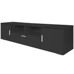 ZUN Modern TV stand with LED Lights Entertainment Center TV cabinet with Storage for Up to 75 inch for W162594688