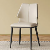 Modern Gray and White Dining Chair Contemporary Stylish Chairs for Dining Room, W509P261582