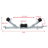 Boat Trailer Bottom Support Bracket with Keel Rollers capacity 1102lb W46537419