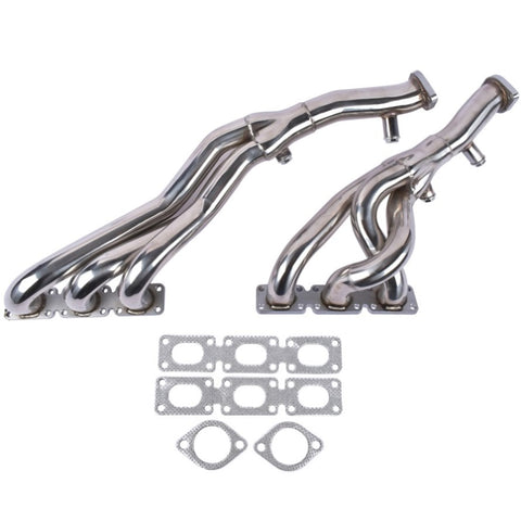 ZUN Stainless Exhaust Manifold Headers for BMW E46 E39 Z4 2.5L 2.8L 3.0L 2001-2006 06653482