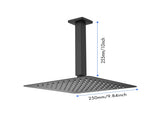 High Pressure Rain Shower Head, Ultra-Thin Showerhead 304 Stainless Steel Waterfall Shower with 77914760