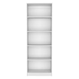 Home 4 Shelves Bookcase with Multi-Tiered Storage -White -Office B070137828