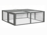 2-3 Rabbits Wooden Folding Rabbit Hutch for Apartment Indoor Use, Small Animal Habitat 50505091