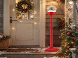 5 Ft Christmas Streetlamp Decor 360&deg Rotating Santa/Snowman/Tree, 15 Colorful LEDs, 8 Tunes, 2 87076378