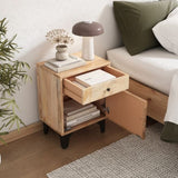 Solid Wood Nightstand N758P194731X